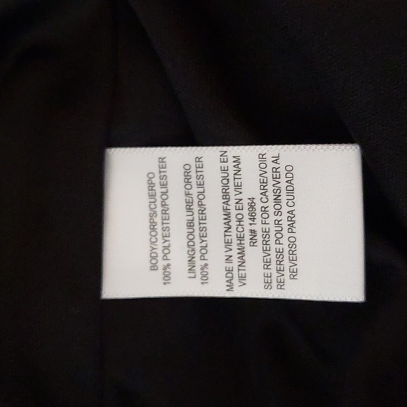 NWOT Donna Ricco black and silver floral brocade midi dress, size 16 - Picture 10 of 12